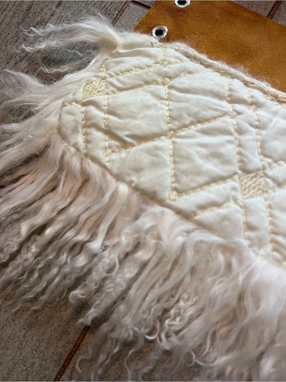 Authentic Custom handcrafted lamb fur boot toppers or foot/ankle adornment